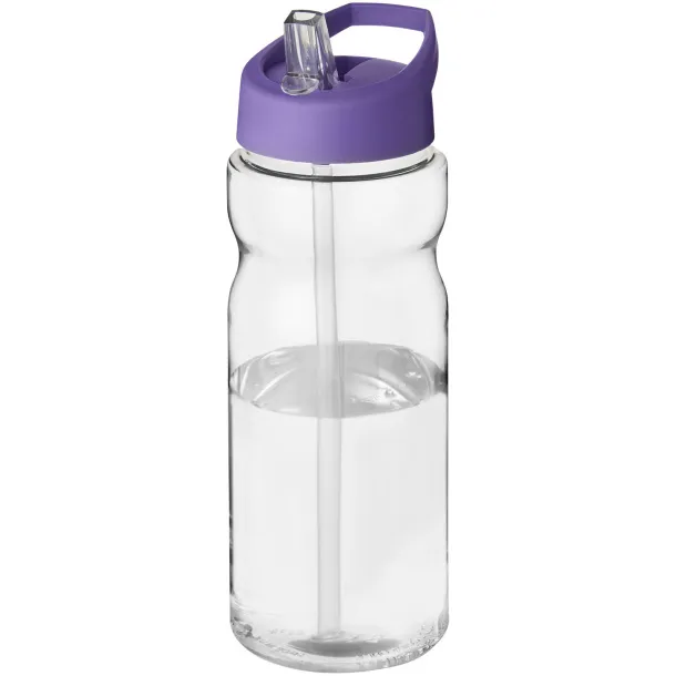 H2O Base® 650 ml spout lid sport bottle - Unbranded White Purple