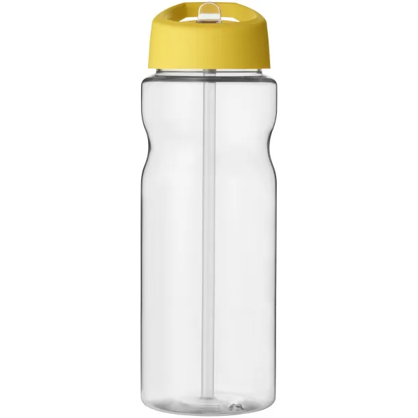 H2O Base® 650 ml spout lid sport bottle - Unbranded White Yellow