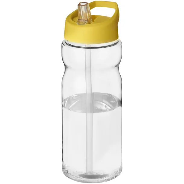 H2O Base® 650 ml spout lid sport bottle - Unbranded White Yellow