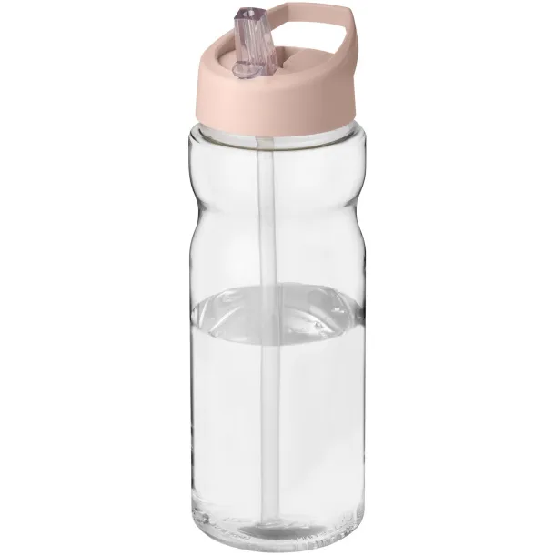 H2O Base® 650 ml spout lid sport bottle Pale blush pink White