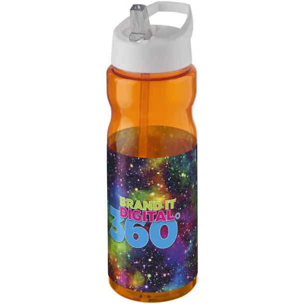 H2O Base® 650 ml spout lid sport bottle Orange White