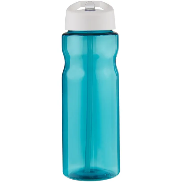 H2O Base® 650 ml spout lid sport bottle Aqua blue White