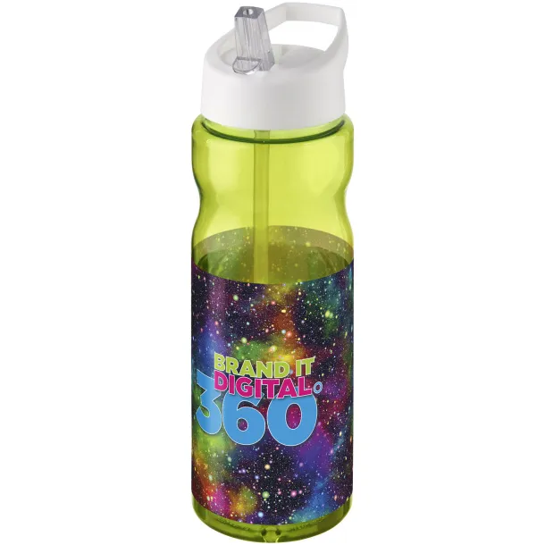 H2O Base® 650 ml spout lid sport bottle Lime White