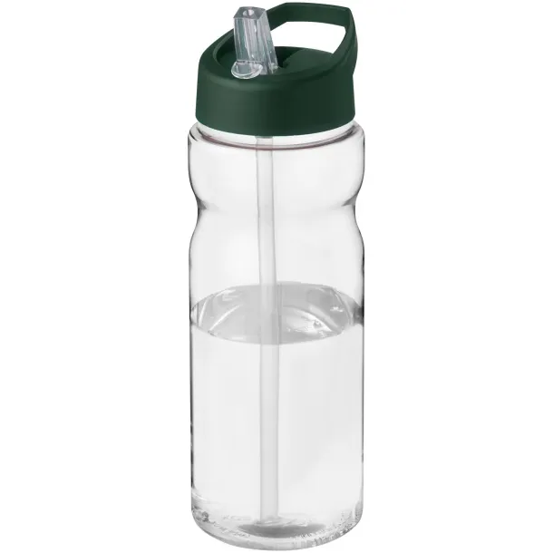 H2O Base® 650 ml spout lid sport bottle Green flash White