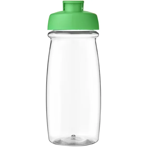 H2O Pulse® 600 ml flip lid sport bottle - Unbranded White Green