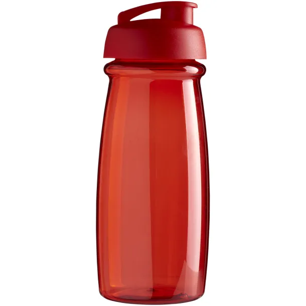 H2O Pulse® 600 ml flip lid sport bottle - Unbranded Red