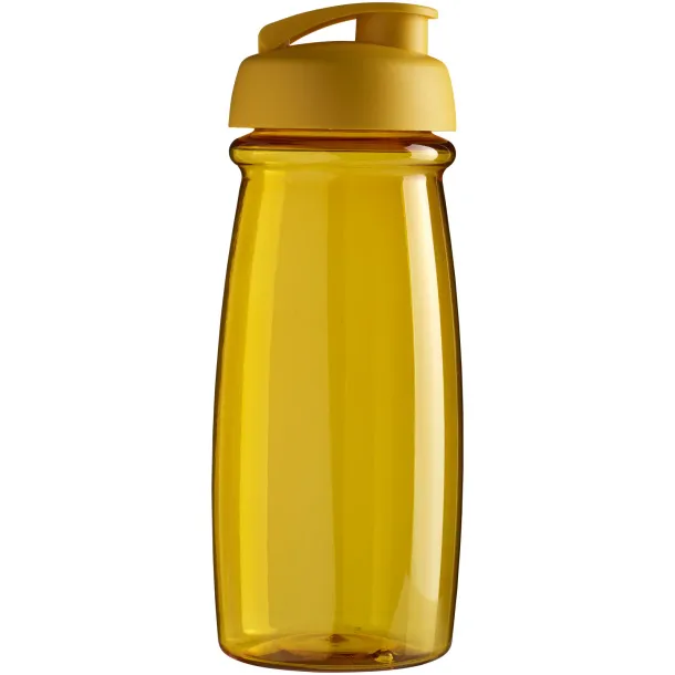 H2O Pulse® 600 ml flip lid sport bottle - Unbranded Yellow