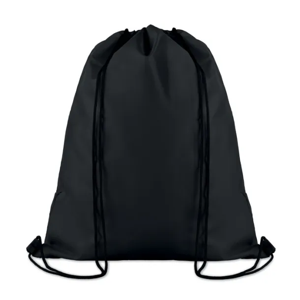 POCKET SHOOP Large drawstring bag Black