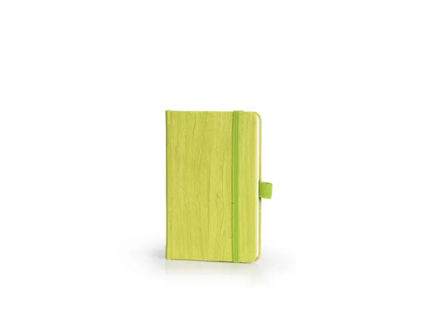 WOODY MINI Notes sa elastičnom trakom i držačem olovke, A6 Kivi