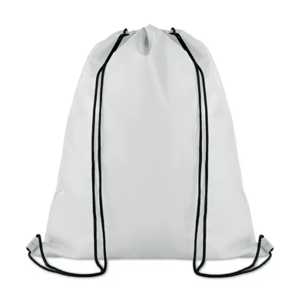 POCKET SHOOP Large drawstring bag White