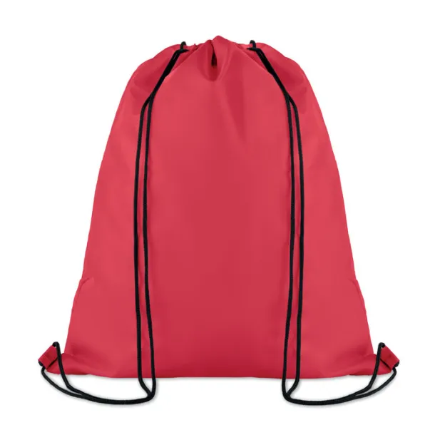 POCKET SHOOP Large drawstring bag Red