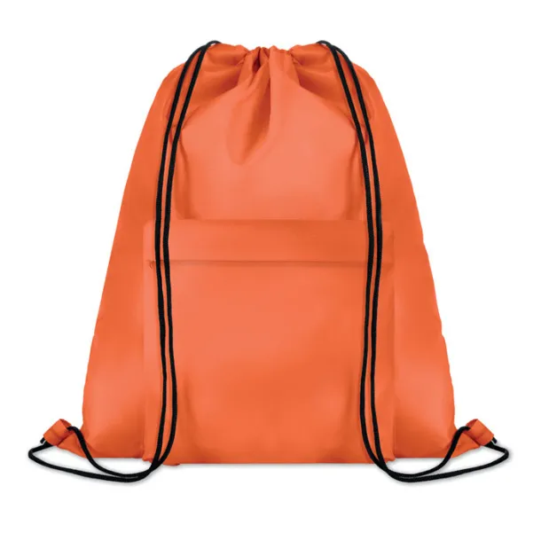 POCKET SHOOP Large drawstring bag Orange