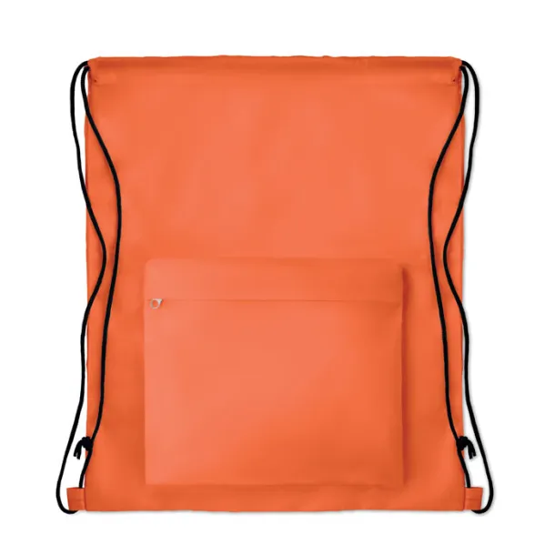 POCKET SHOOP Large drawstring bag Orange