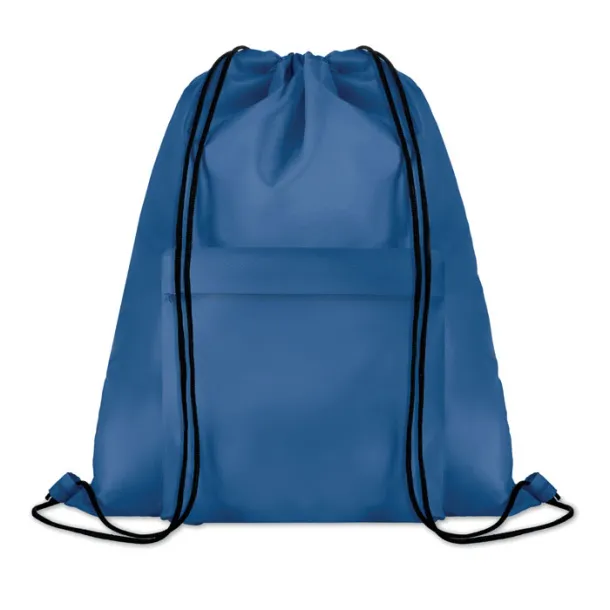 POCKET SHOOP Large drawstring bag Royal blue