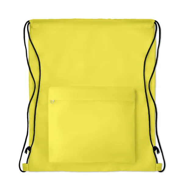 POCKET SHOOP Large drawstring bag Yellow