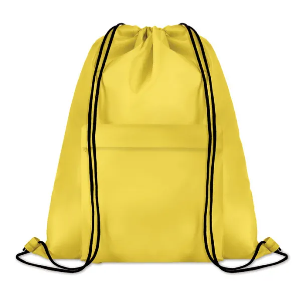 POCKET SHOOP Large drawstring bag Yellow