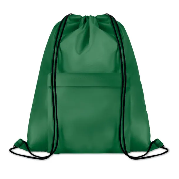 POCKET SHOOP Large drawstring bag Green