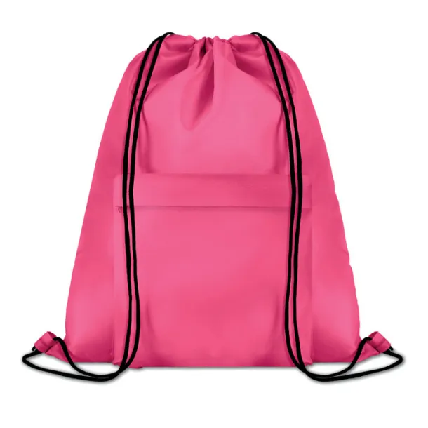 POCKET SHOOP Large drawstring bag Fuchsia