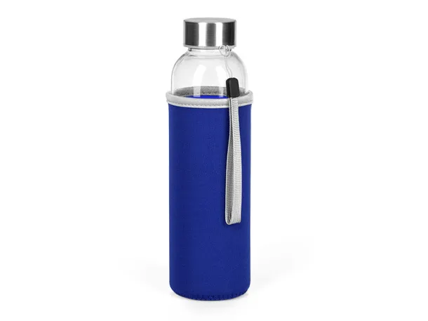 PRIMAVERA Sports bottle with neoprene pouch. Capacity: 500 ml. Royal blue