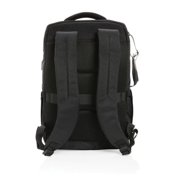 Swiss Peak AWARE™ RPET ruksak za laptop, 15.6" - Swiss Peak Crna