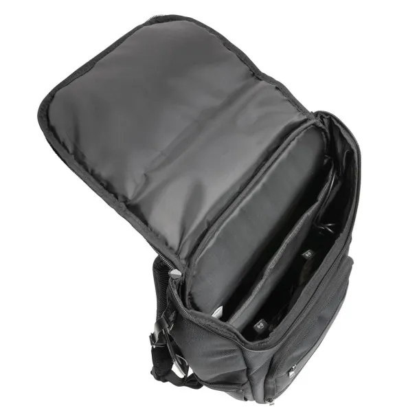 Swiss Peak AWARE™ RPET ruksak za laptop, 15.6" - Swiss Peak Crna