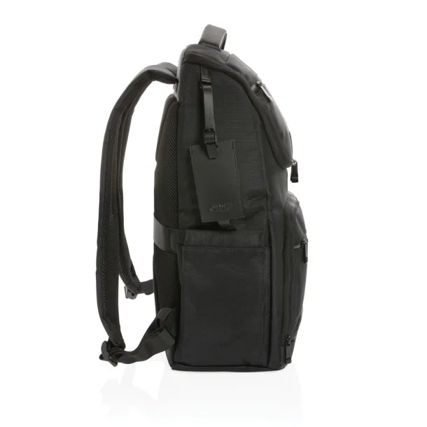 Swiss Peak AWARE™ RPET ruksak za laptop, 15.6" - Swiss Peak Crna