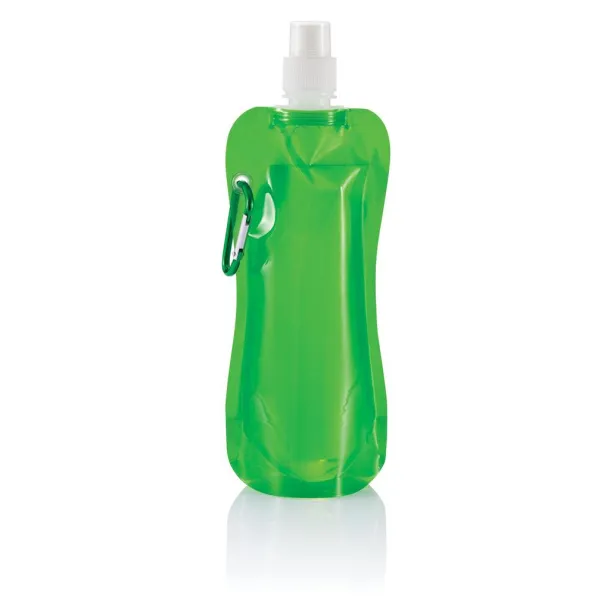  Foldable water bottle Green White