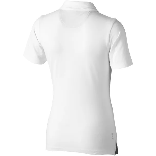 Markham short sleeve women's stretch polo - Elevate Life White