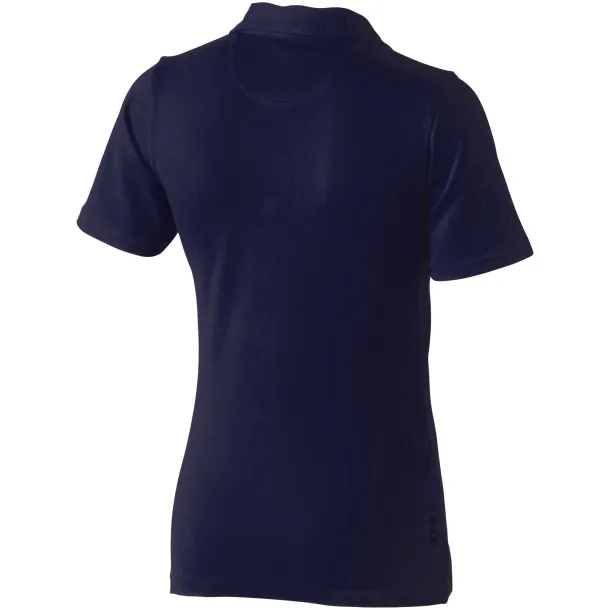 Markham short sleeve women's stretch polo - Elevate Life Navy Blue