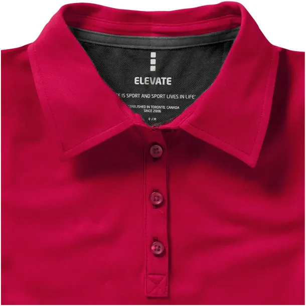 Markham short sleeve women's stretch polo - Elevate Life Red