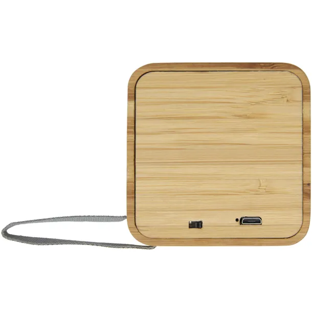 Arcana bamboo Bluetooth® speaker - Unbranded Natural