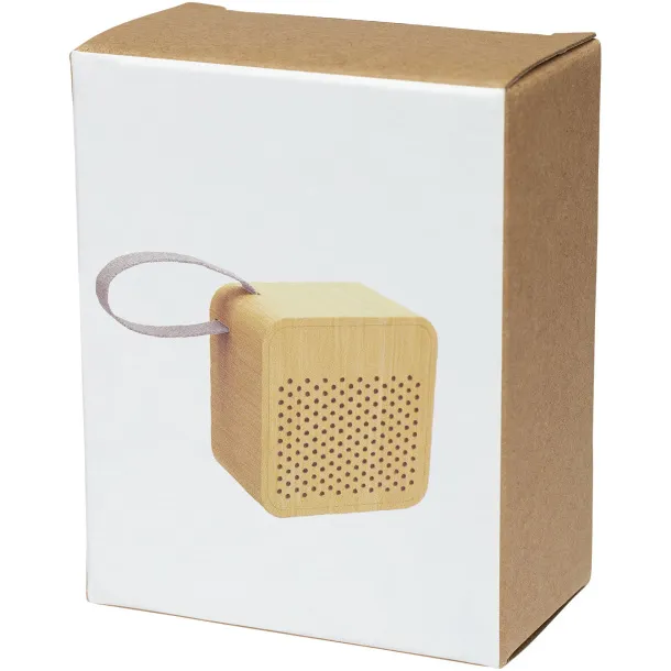 Arcana bamboo Bluetooth® speaker - Unbranded Natural