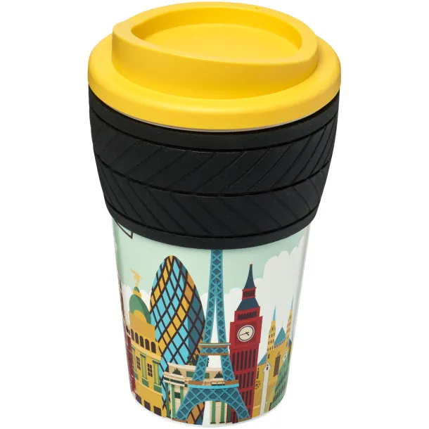 Brite-Americano® tyre 350 ml insulated tumbler - Unbranded Yellow