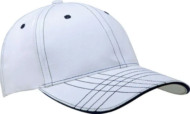  6 PANELS FASHION CAP - K-UP White Navy