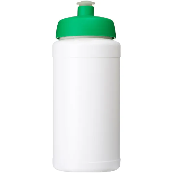 Baseline® Plus 500 ml bottle with sports lid - Unbranded White Green