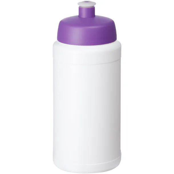 Baseline® Plus 500 ml bottle with sports lid - Unbranded White Purple