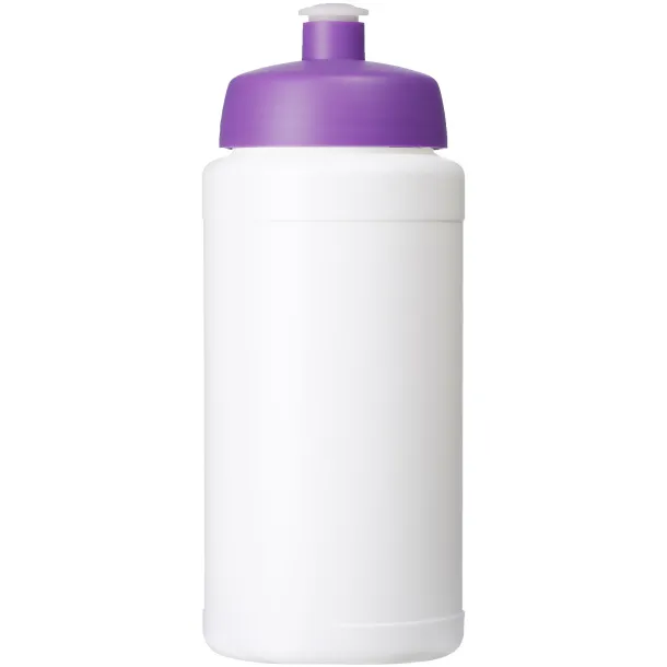 Baseline® Plus 500 ml bottle with sports lid - Unbranded White Purple