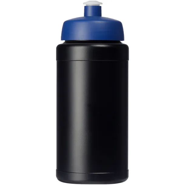 Baseline® Plus 500 ml bottle with sports lid Solid black Blue