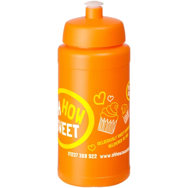 Baseline® Plus 500 ml bottle with sports lid - Unbranded Orange