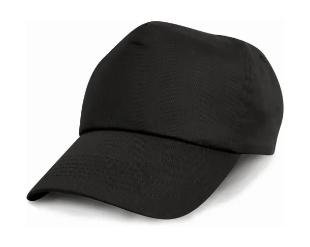  Cotton Cap - Result Headwear Black