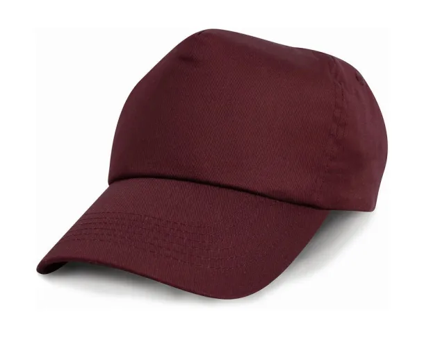  Cotton Cap - Result Headwear Burgundy