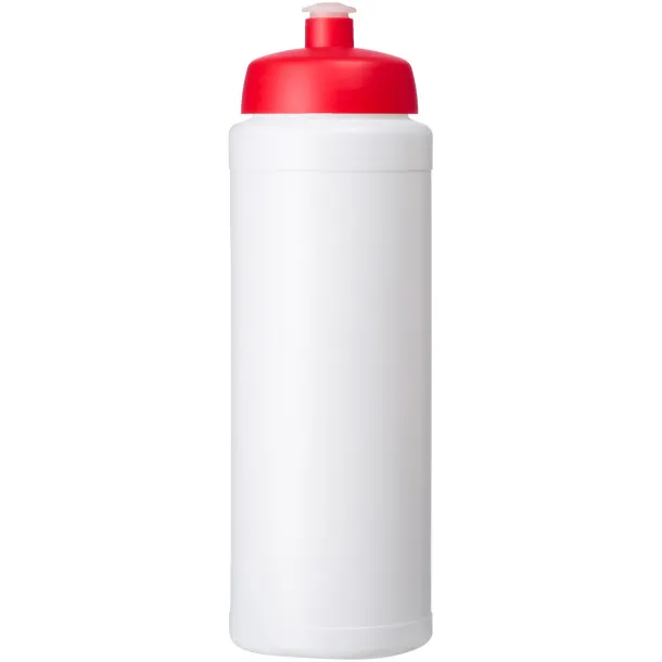 Baseline® Plus grip 750 ml sports lid sport bottle - Unbranded White Red