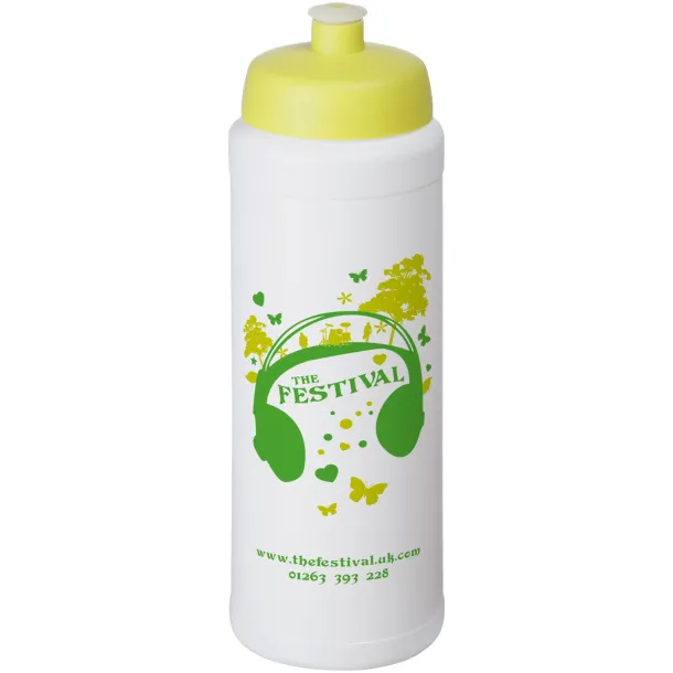 Baseline® Plus grip 750 ml sports lid sport bottle - Unbranded White Lime