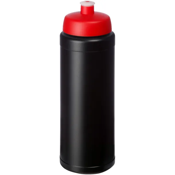 Baseline® Plus grip 750 ml sports lid sport bottle Solid black Red