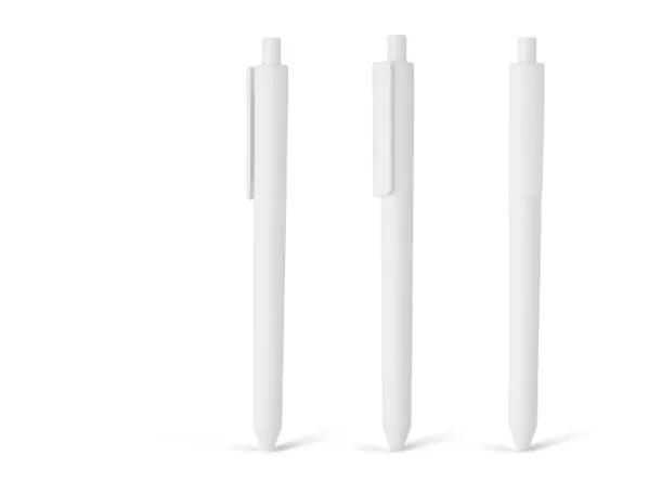 CHALK Premec plastic ball pen - PREMEC White
