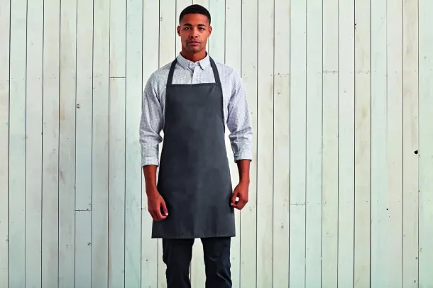  'ESSENTIAL' BIB APRON - Premier Tamno siva