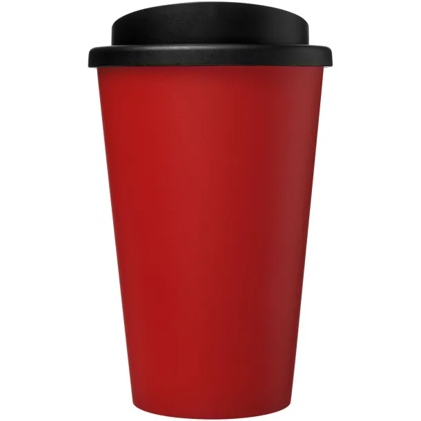 Americano® Recycled 350 ml insulated tumbler - Unbranded Red Solid black