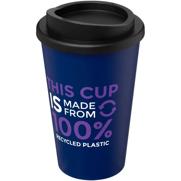 Americano® Recycled 350 ml insulated tumbler Blue Solid black