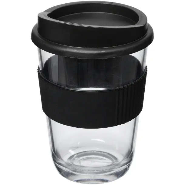 Americano® Cortado 300 ml tumbler with grip - Unbranded Solid black