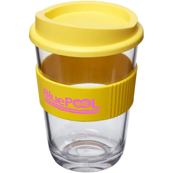 Americano® Cortado 300 ml tumbler with grip - Unbranded Yellow